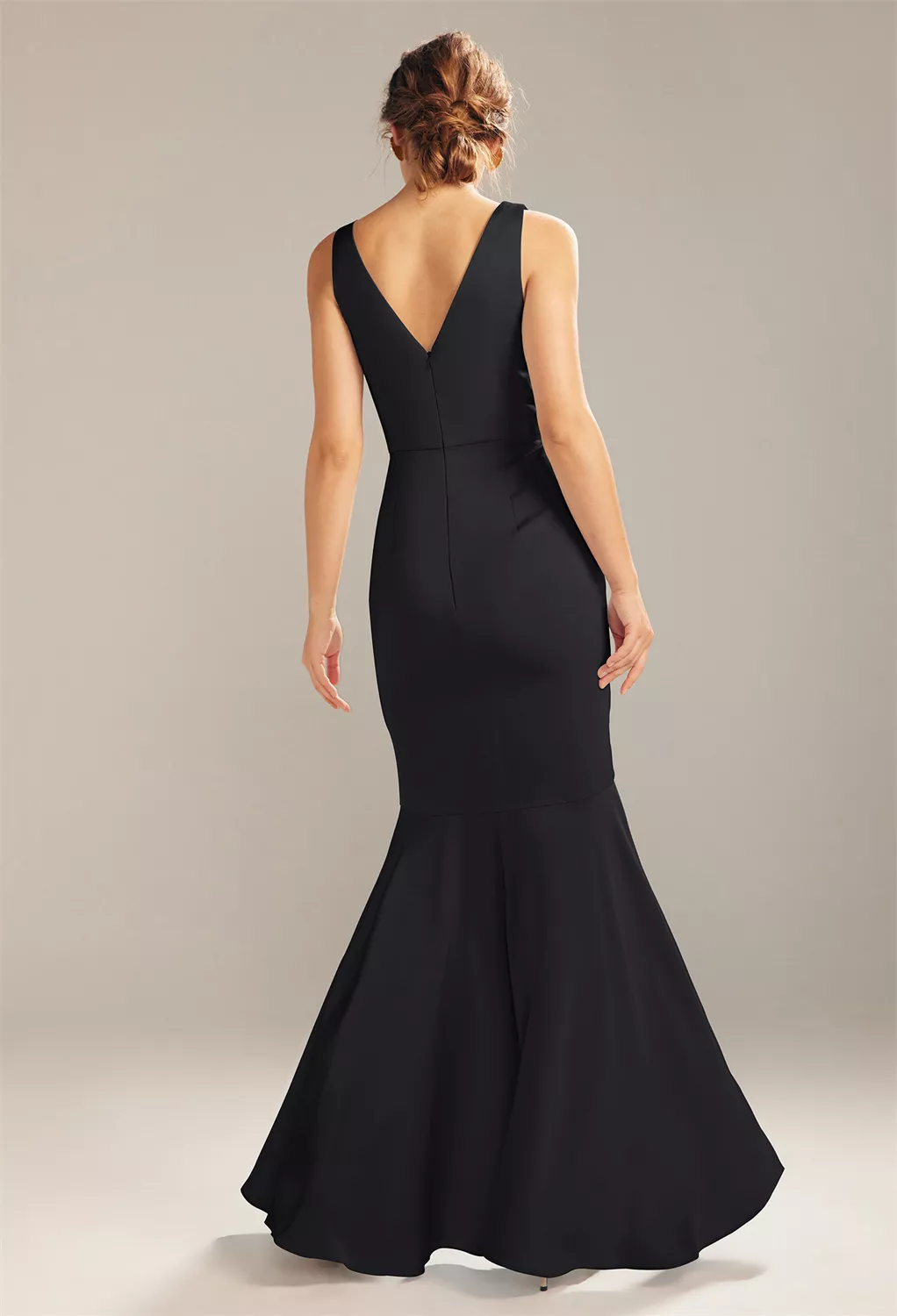 AW Adagio Black Metallic  Plus Size Wedding Guest Dresses